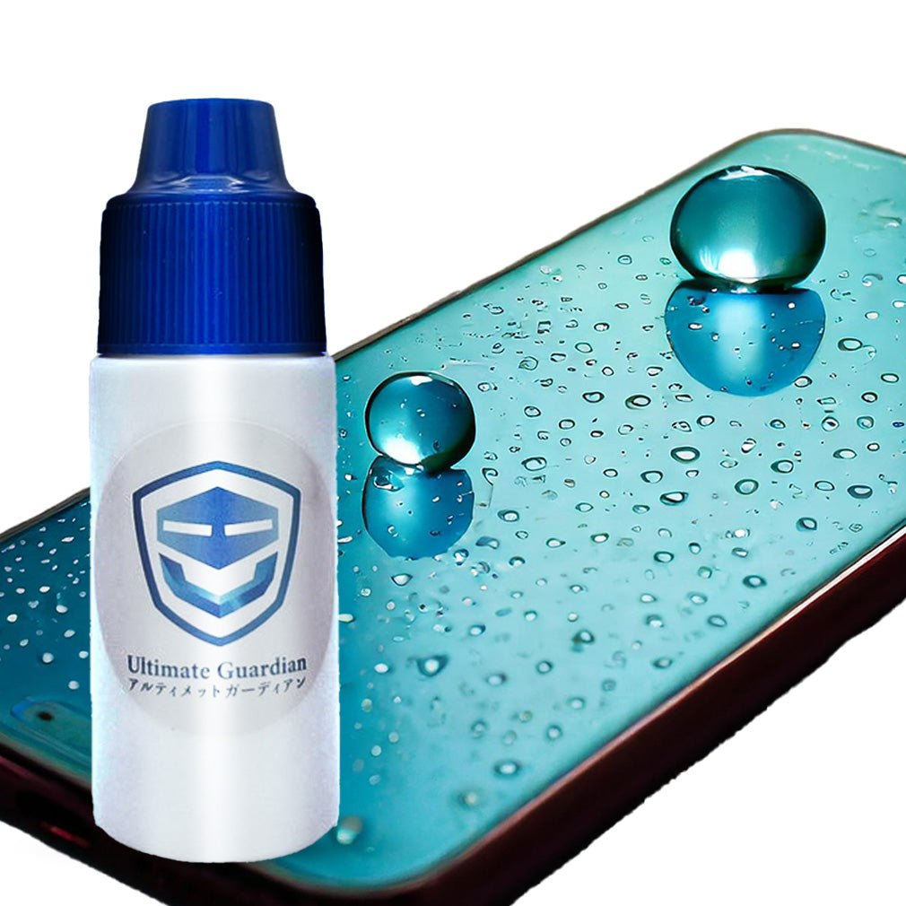 最強の強度※ 1 特許技術のスマホ ガラスコーディング剤 液体 【正規店】アルティメットガーディアン【全機種対応】日本製 スマホ画面保護フィルム不要!塗るだけ iPhone16 15 14(1mlスマホ約3-5画面分)(3mlスマホ約13-17画面分)