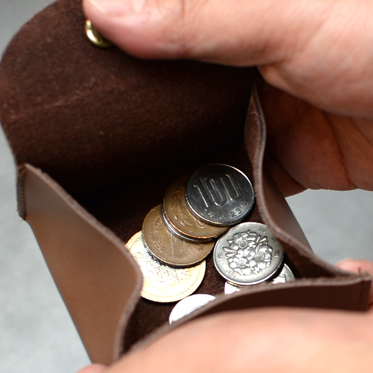 【名入れ無料】レザーコインケース 選べる3色 おしゃれ レザー 雑貨 ギフト