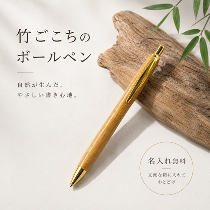 セキセイ 竹ごこち 油性ボールペン 0.7mm 竹 天然素材 AX-6611 名入れ無料 ギフト プレゼントに最適