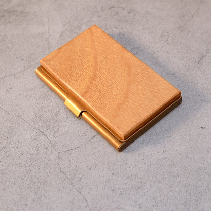 楠（クス）名入れ 高級 天然木 木製 名刺入れ 木まぐれ(KIMAGURE) 名刺収納10-15枚