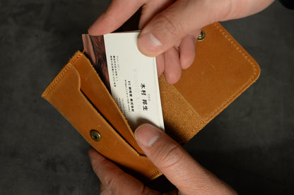 本革 メンズ 名刺入れ 名入れ無料  E-LAB MARKET