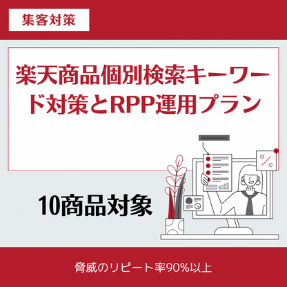 楽天商品個別検索キーワード対策とRPP運用プラン