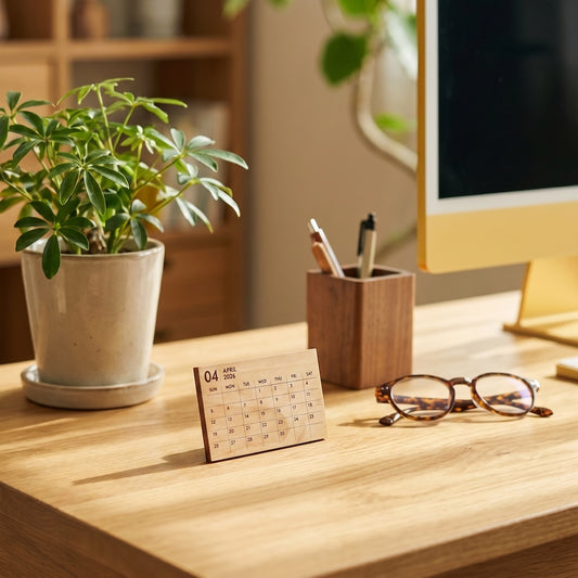 「記念日を忘れない」 12ヶ月の誕生木で作る 卓上ミニカレンダー 名入れ 名前入り 薄型「木まぐれ(KIMAGURE)」 誕生日 木が主役ブランド ウォールナット おしゃれ ギフト プレゼント 男性 女性レディース 世界に一つ