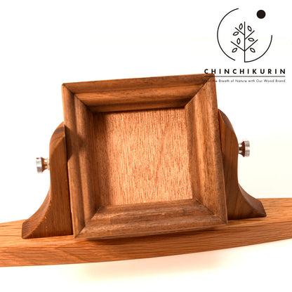世界に一つの木製写真立て CHINCHIKURIN 手作り おしゃれ チーク