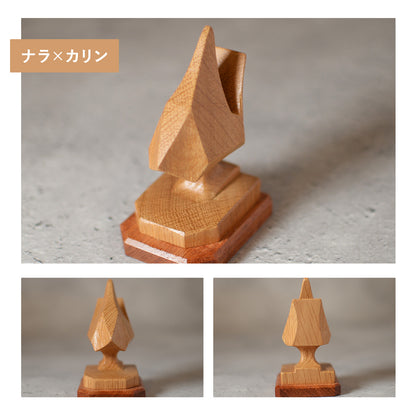 世界に一つの木製メガネスタンド CHINCHIKURIN 手作り おしゃれ ウォールナット・パドック 漆塗り セン カリン