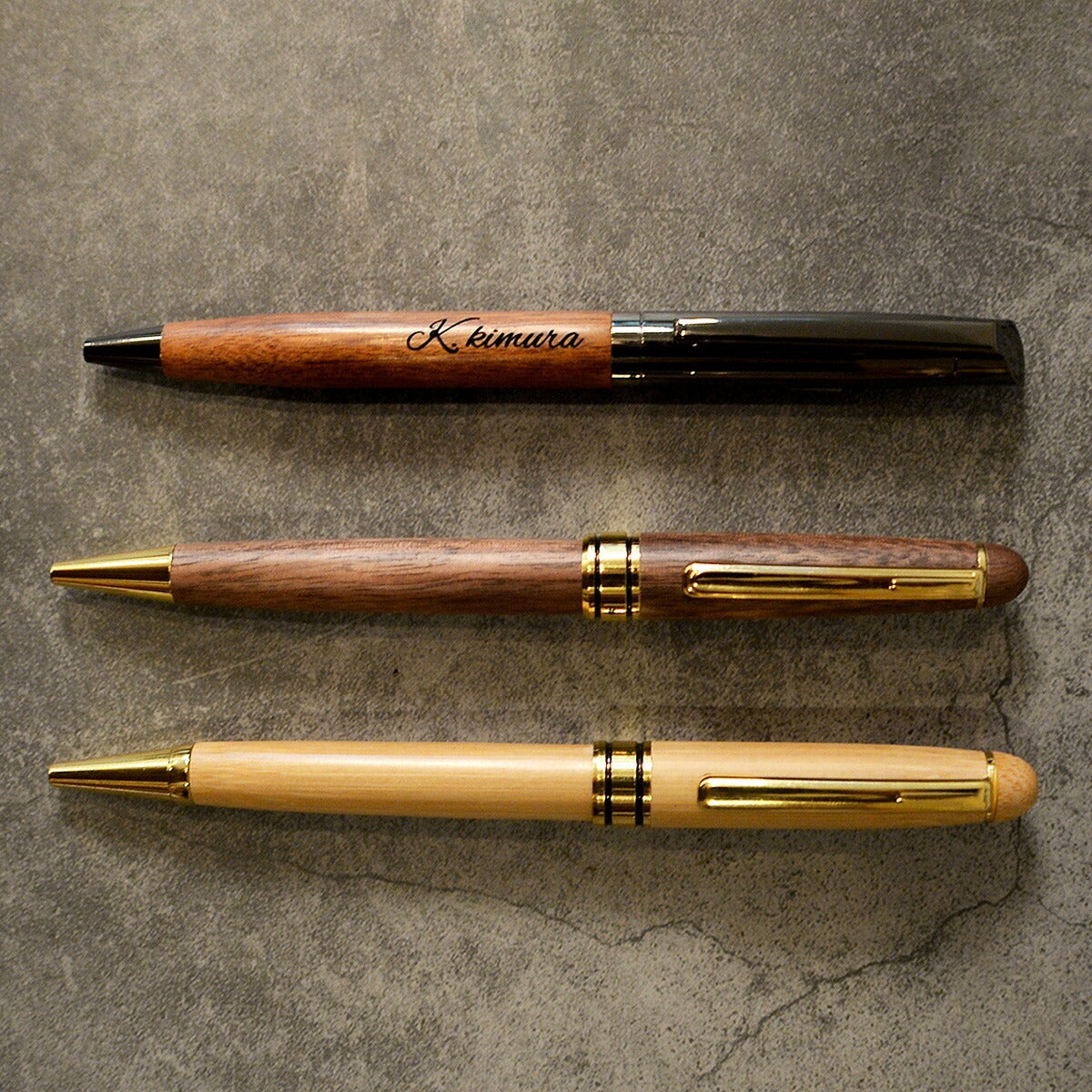 名入れ無料木製ボールペンケースセット【KIMAGURE】おしゃれ木製雑貨ギフトボールペン