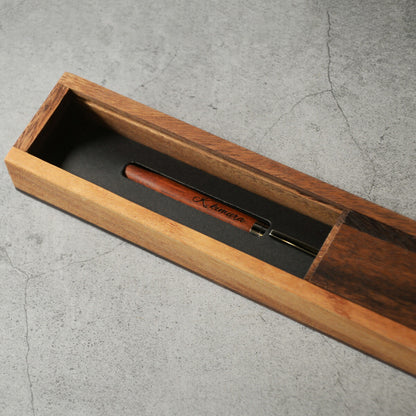 名入れ無料木製ボールペン名入れ選べる【KIMAGURE】おしゃれメタル×木製ウォールナットバンブー竹木製雑貨ギフトボールペン木目1本からプレゼントギフトおしゃれ会社記念