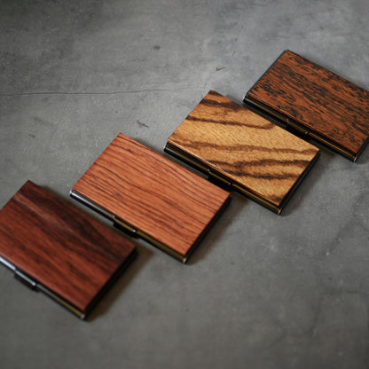 天然木の素材が主役名入れ木製名刺入れ【KIMAGURE】選べる木おしゃれオリジナル手作り世界に一つ