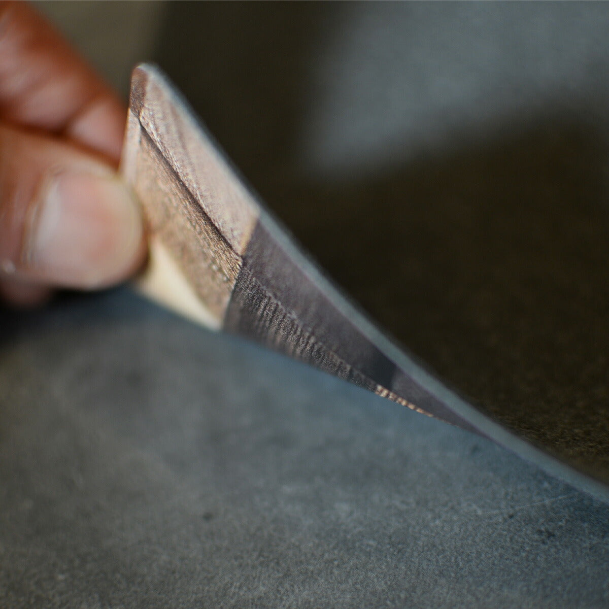 送料無料リングノートキーリングフック付きフェイクレザー木目プリントノート雑貨小物おしゃれギフトプレゼントメンズレディースユニセックスブラウン実用的