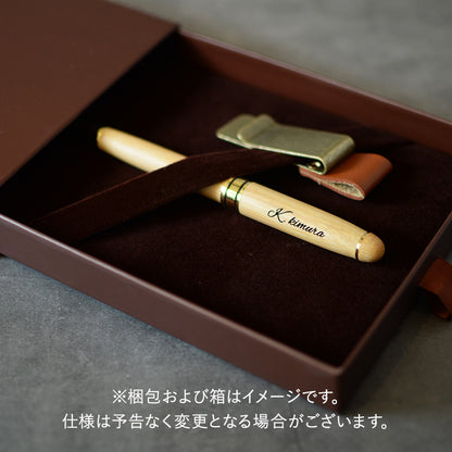 ボールペン 名入れ 木製 選べる 木まぐれ おしゃれ メタル×木製 ウォールナット バンブー 竹 木製 雑貨 ギフト