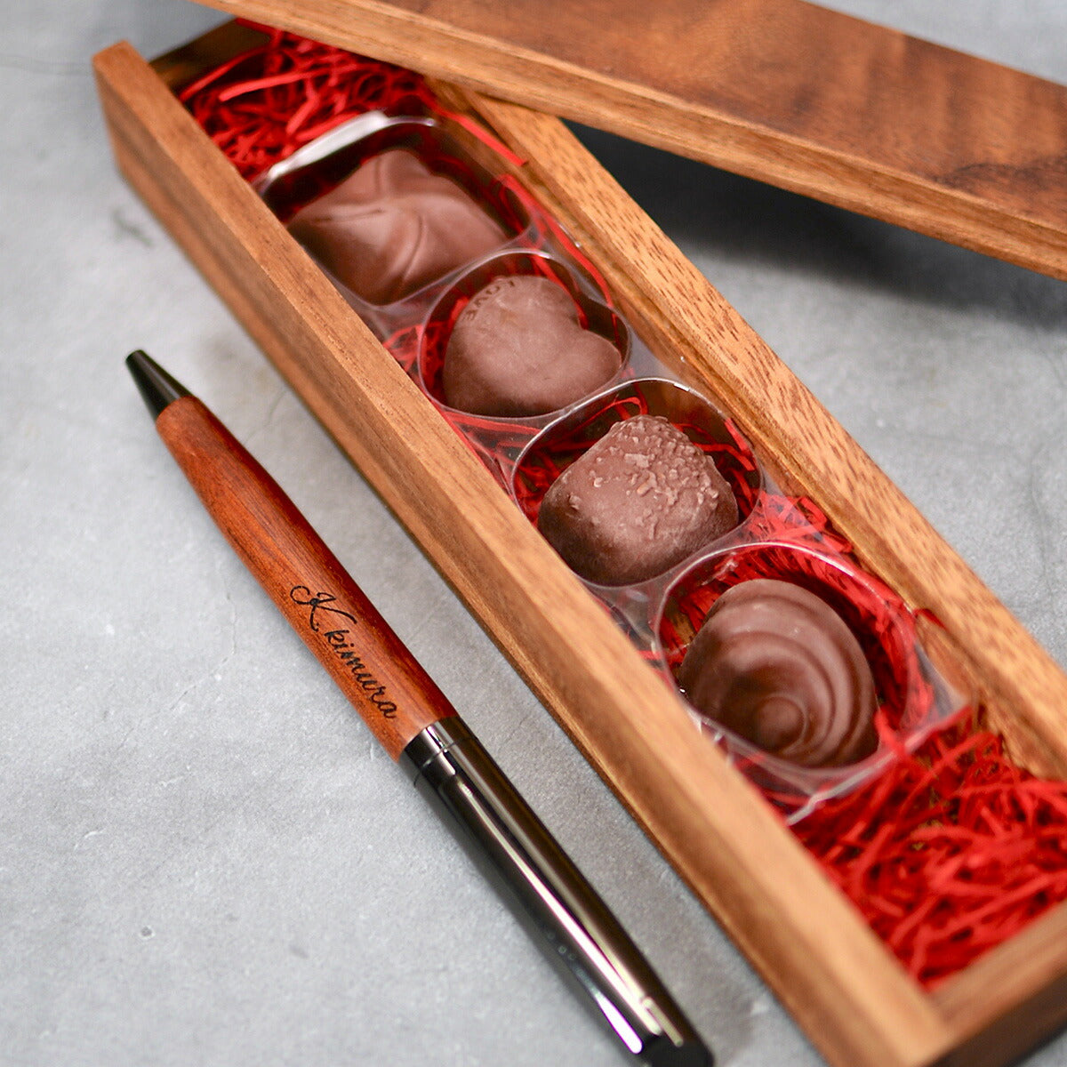 ボールペン名入れ木製選べる「木まぐれ(KIMAGURE)」おしゃれメタル×木製ウォールナットバンブーとペンケースセット竹木製雑貨ギフトボールペン木目1本プレゼントギフトおしゃれ会社記念品文房具就職祝い還暦祝い記念日誕生日男性昇進祝お祝い