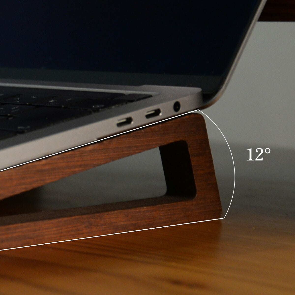 ノートPCスタンド木製学習スタンド本タブレットノートパソコン用